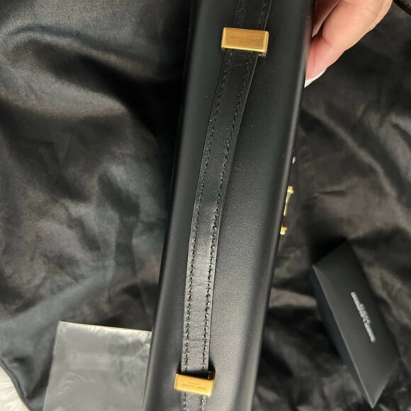 SAINT LAURENT Calfskin Monogram Small Dylan Shoulder Bag in Black - Picture 7 of 11